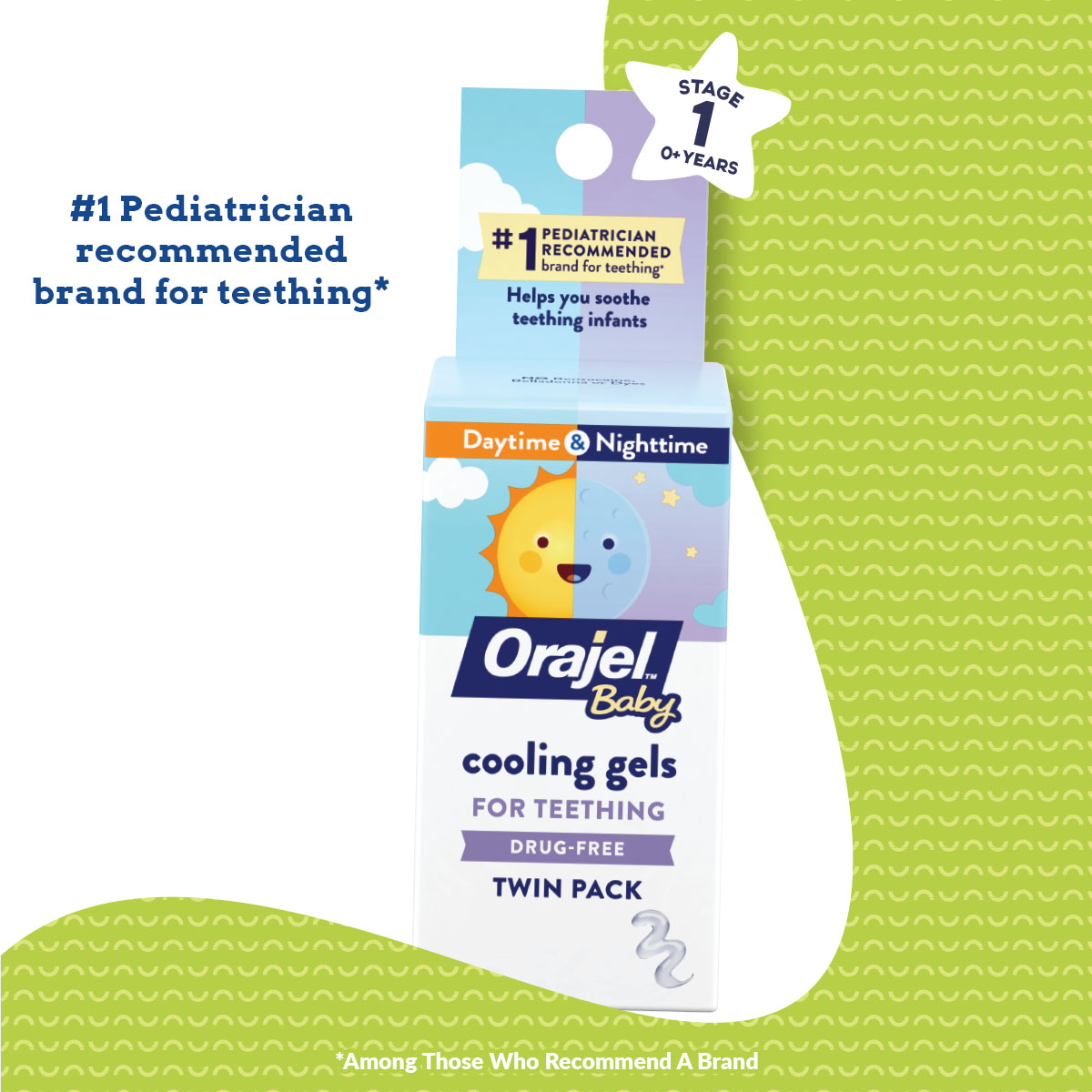 Orajel, Orajel Baby Daytime + Nighttime Cooling Gels for Teething