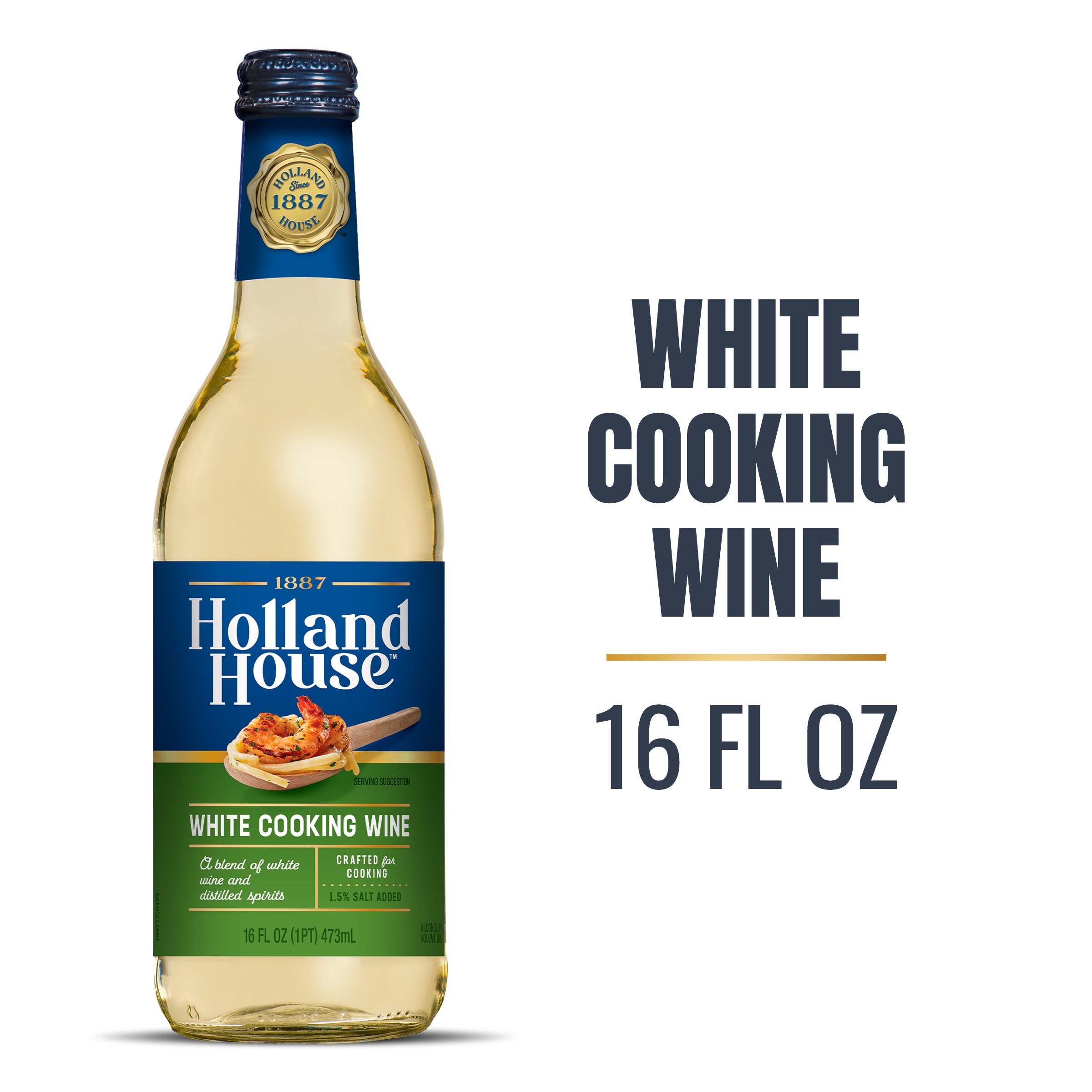 Holland House Holland House White Cooking Wine, 16 oz.
