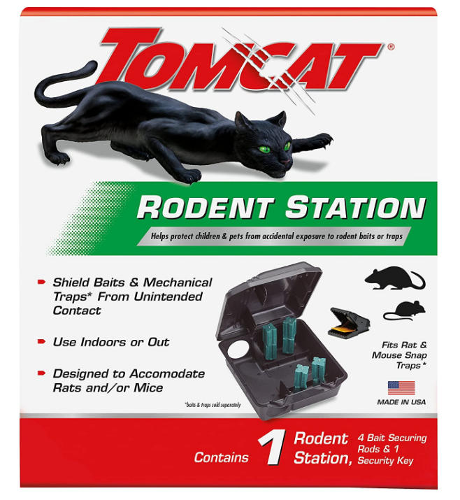 4 Packs Tomcat Mouse Killer Disposable Stations 2 ea. 8 Total