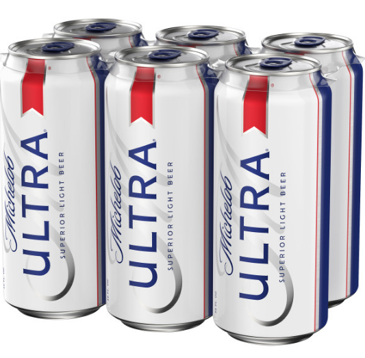 Michelob Ultra Beer 18 pk Slim Cans - Shop Beer at H-E-B