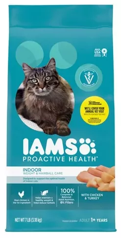 Iams indoor sale cat food walmart