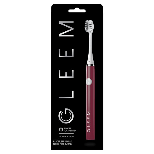  Cepillo de dientes eléctrico Gleem, opera con pilas y