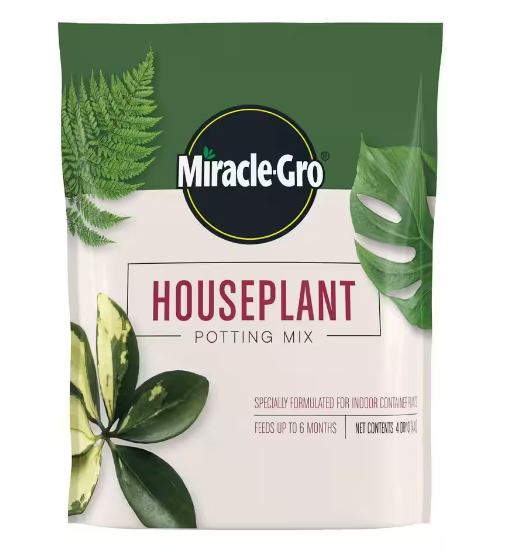 Miracle-Gro Moisture Control Potting Mix and Miracle-Gro Water Soluble All  Purpose Plant Food