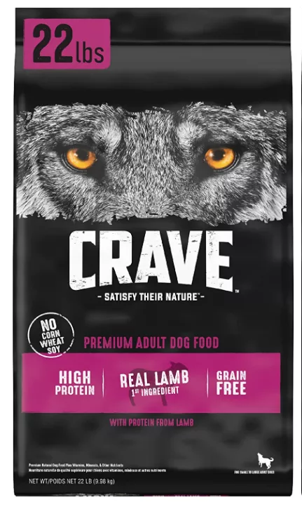 CRAVE Pet Food High Protein Grain Free With Real Meat Crave