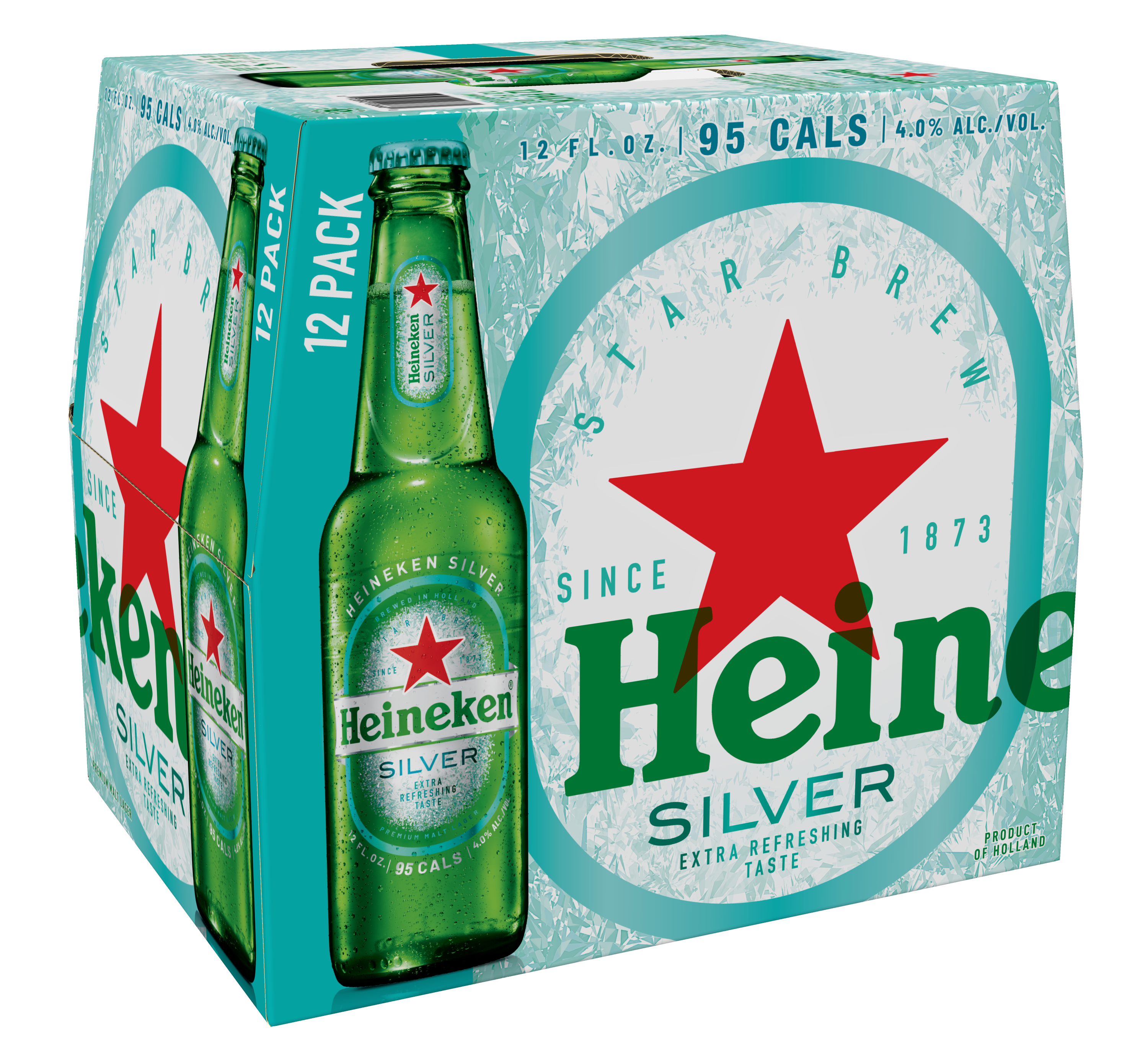 Heineken, Heineken Silver 12pk, 12oz bottles