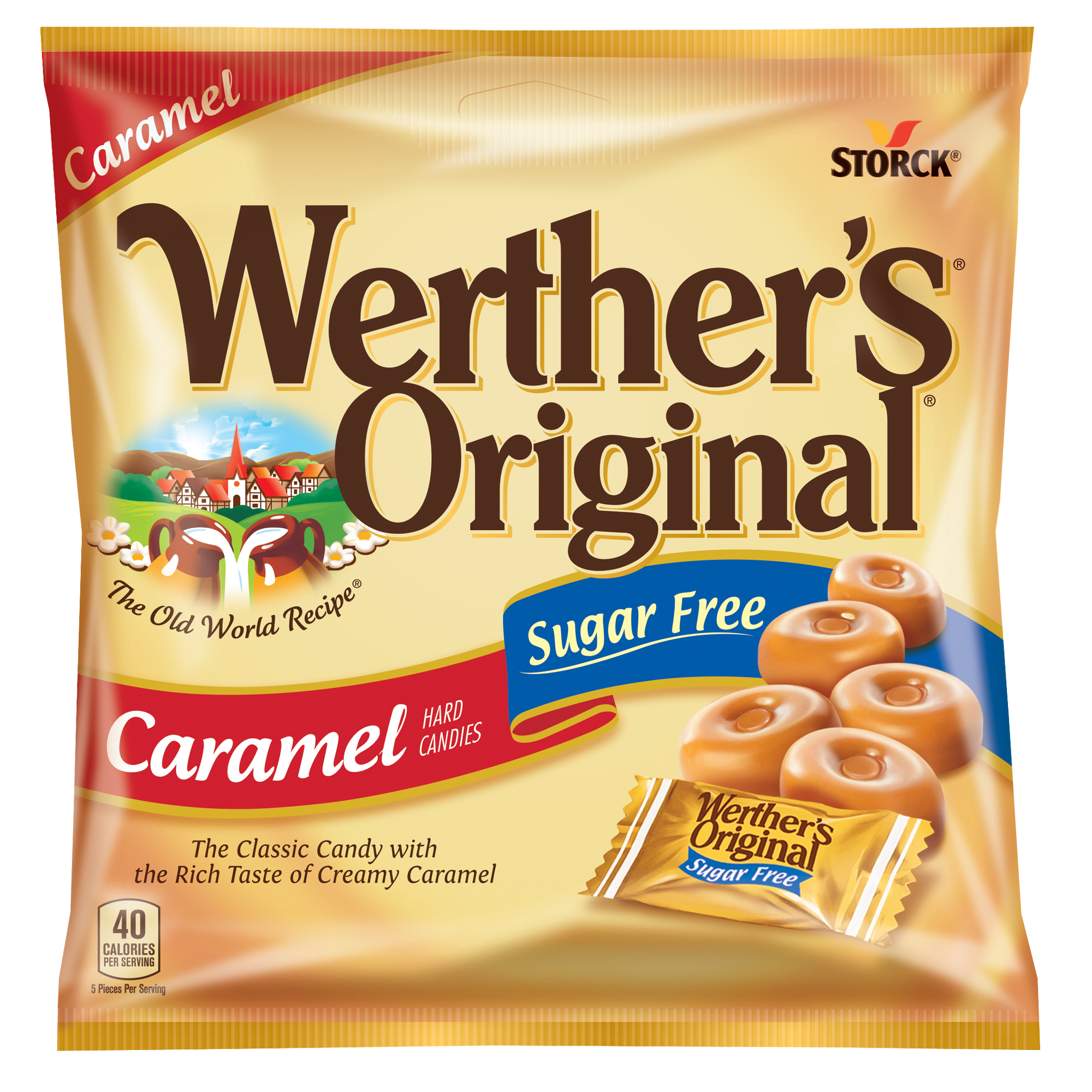Bonbons tendresse de caramel WERTHER'S ORIGINAL - 158g