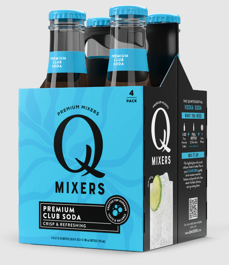 Brand New: New Logo and Packaging for Q Mixers