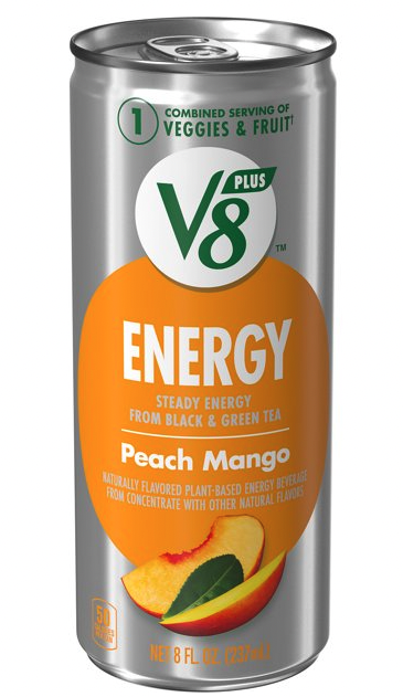 Campbell's V8 V8 +Energy® Peach Mango, 8 oz