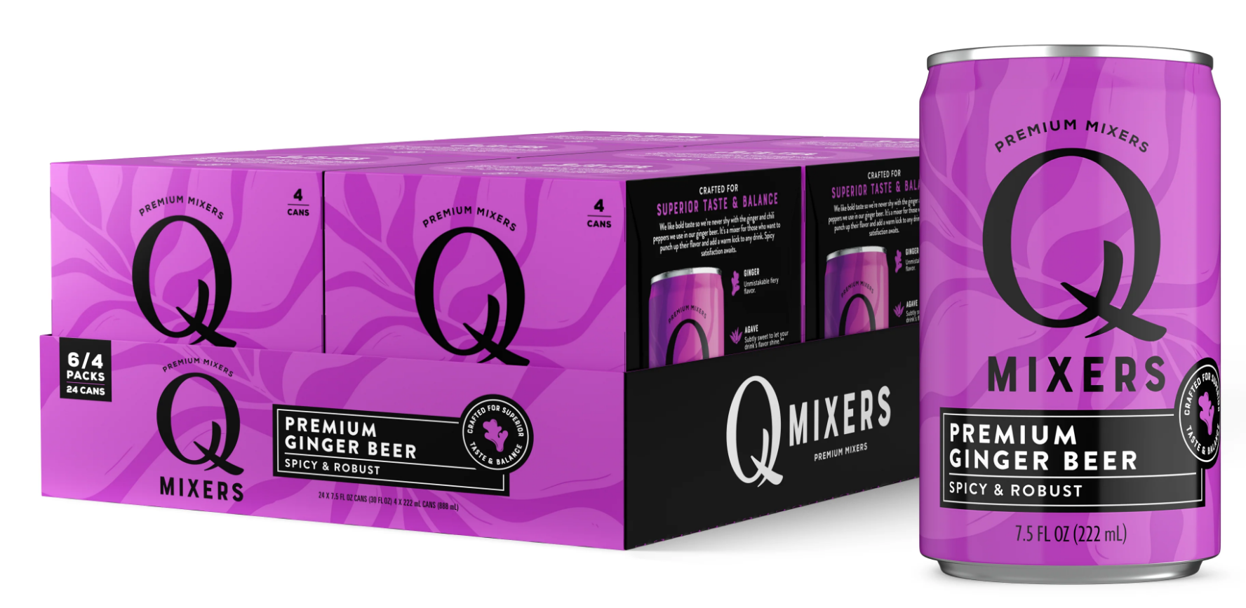 Q Mixers Tonic Water - 4pk/7.5 fl oz Cans