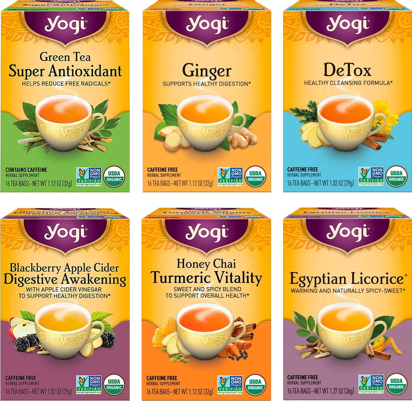 Yogi tea box -  France