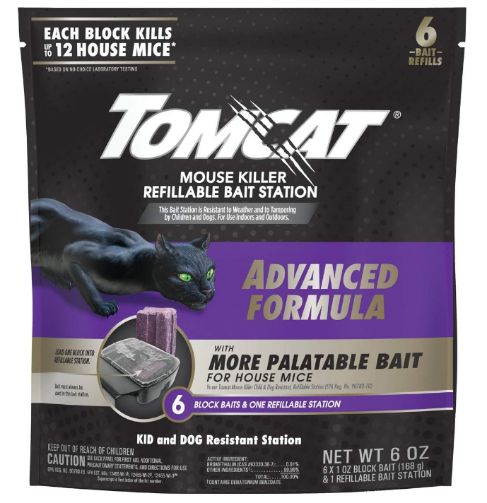 Bait Stations Control Rodents Effectively, Tomcat