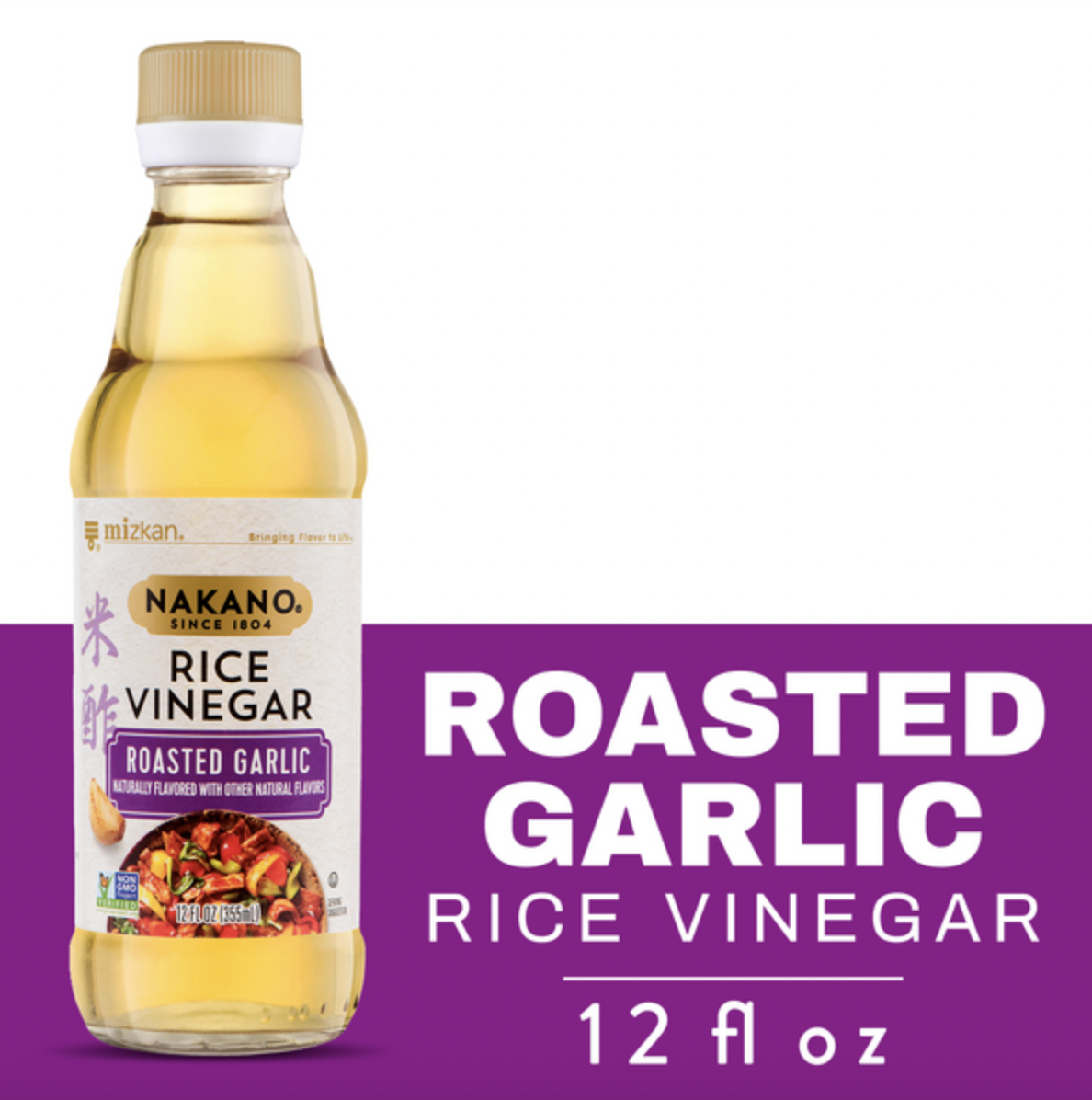 Nakano Nakano Roasted Garlic Seasoned Rice Vinegar, 12 oz.