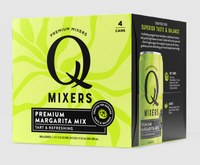 Q Mixers Club Soda - 4pk/7.5 fl oz Cans