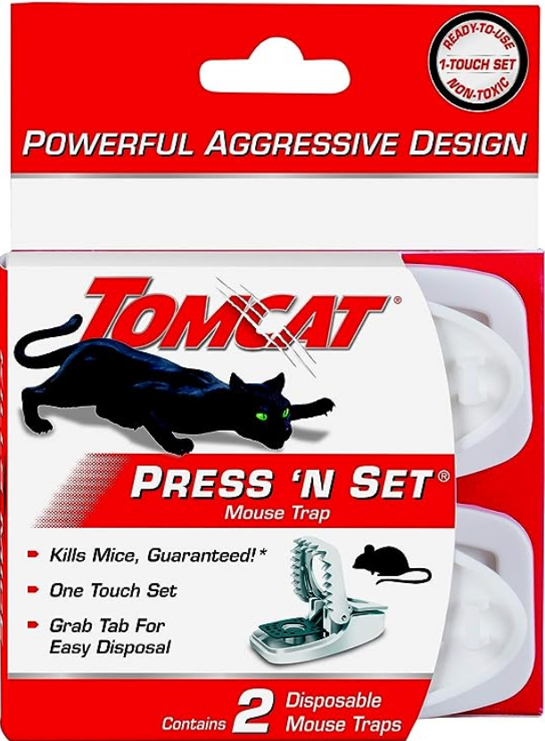 Tomcat 32416 Super Hold Mouse Glue Trap, Pack - 4