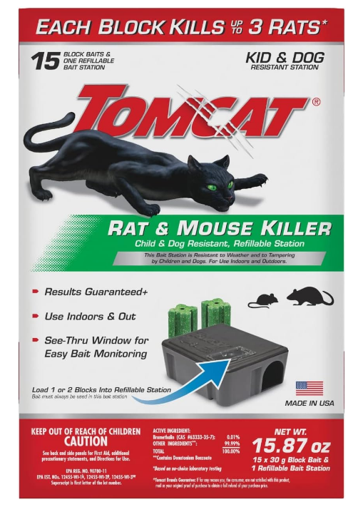 Exterminator's Choice - Mice Bait Station - Includes Two Small Bait Station  and One Key - Heavy Duty Bait Box for Mice and Other Pests - Durable and