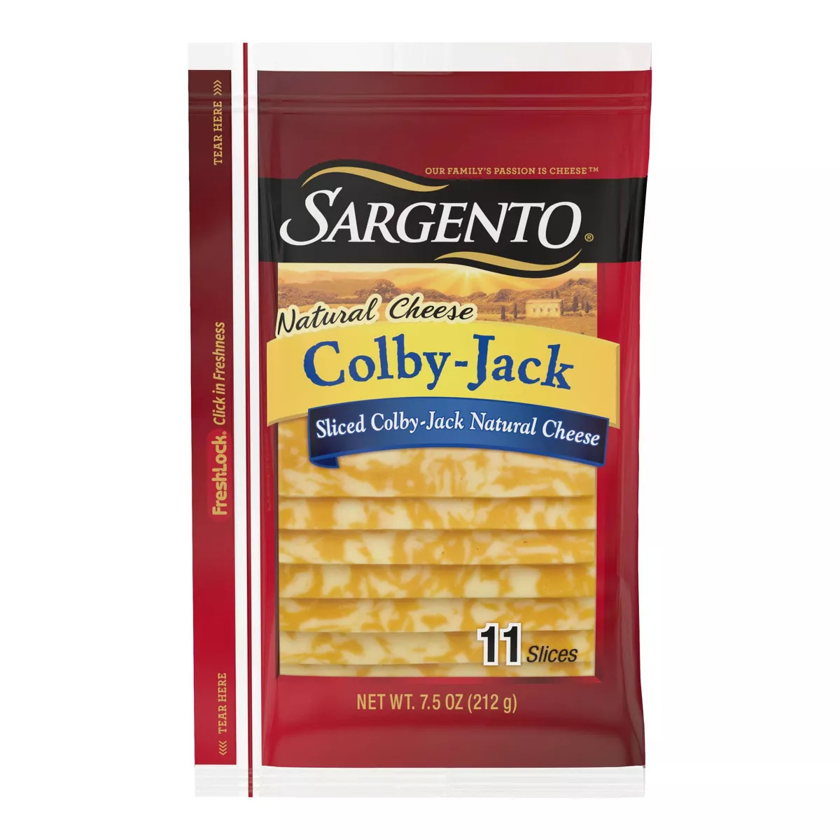 Sargento, Sargento® Sliced Colby-Jack Natural Cheese, 11 slices