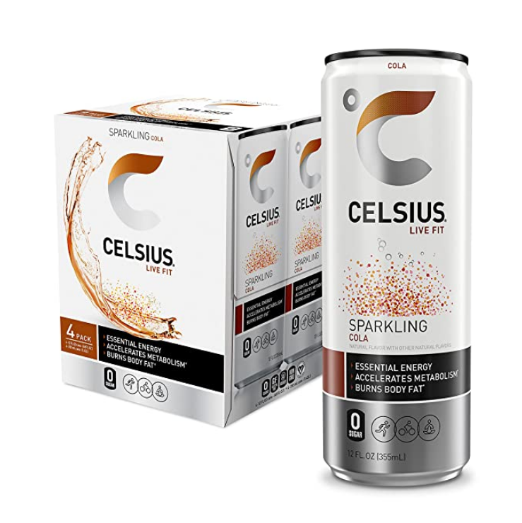 CELSIUS Sparkling Oasis Vibe, Functional Essential Energy Drink, 12 Fl Oz  (Pack of 12)
