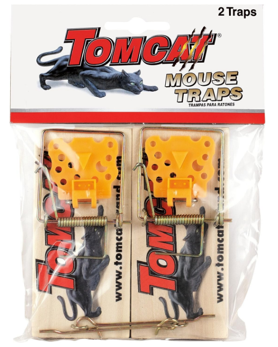 Tomcat 3100110 Press'n Set Trap Disposable Mouse Trap 2 Pack