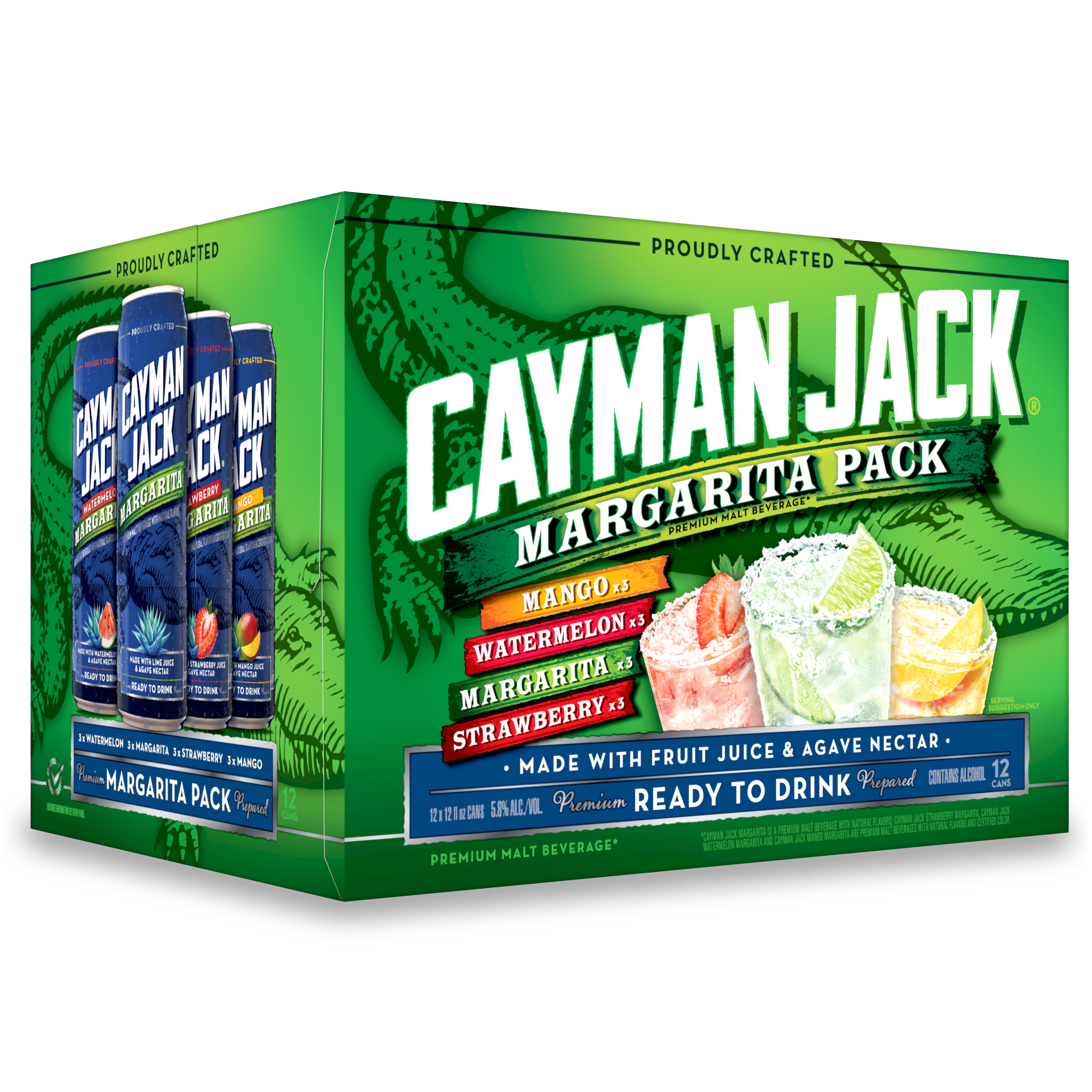 Cayman Jack, Cayman Jack Margarita Variety Pack 12pk