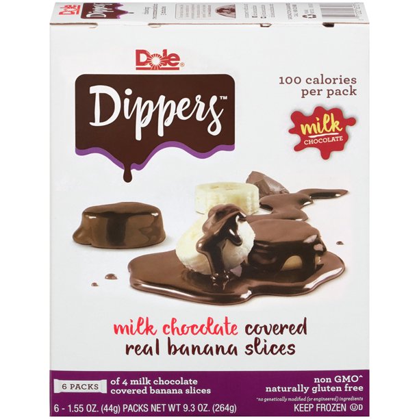 Dole® Frozen Dark Chocolate Banana Dippers® - Dole® Sunshine